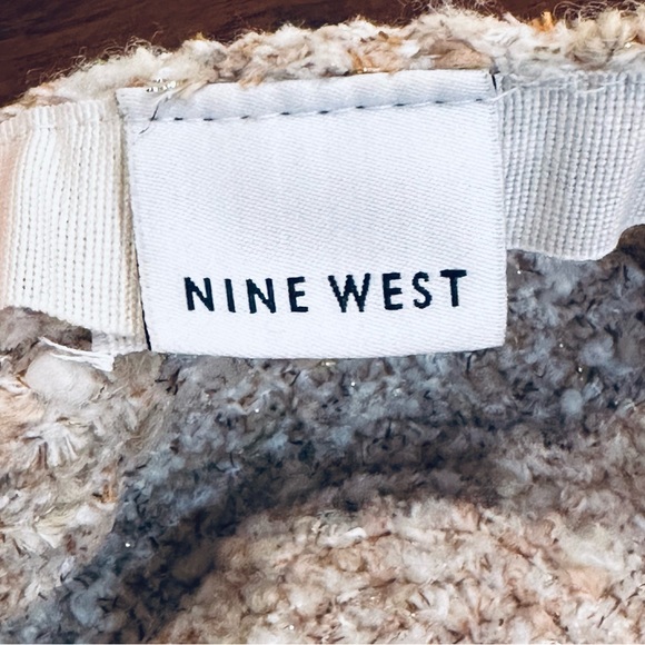 🌟HP🌟VTG Neutral Boucle Cadet Cap by Nine West OS - Picture 7 of 9